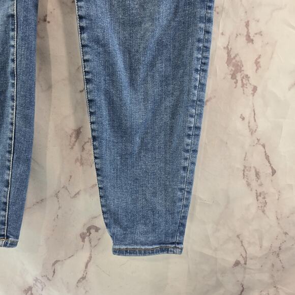 Good American Jeans Womens 14 16 18 Denim High Rise Medium Wash Full Length - Picture 4 of 11